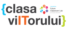 Logo of the National Center for Digital Innovation in Education “Clasa Viitorului”